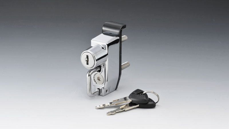303-1530.jpg KIJIMA Helmet Lock — PCX / GROM, Chrome - Image 1