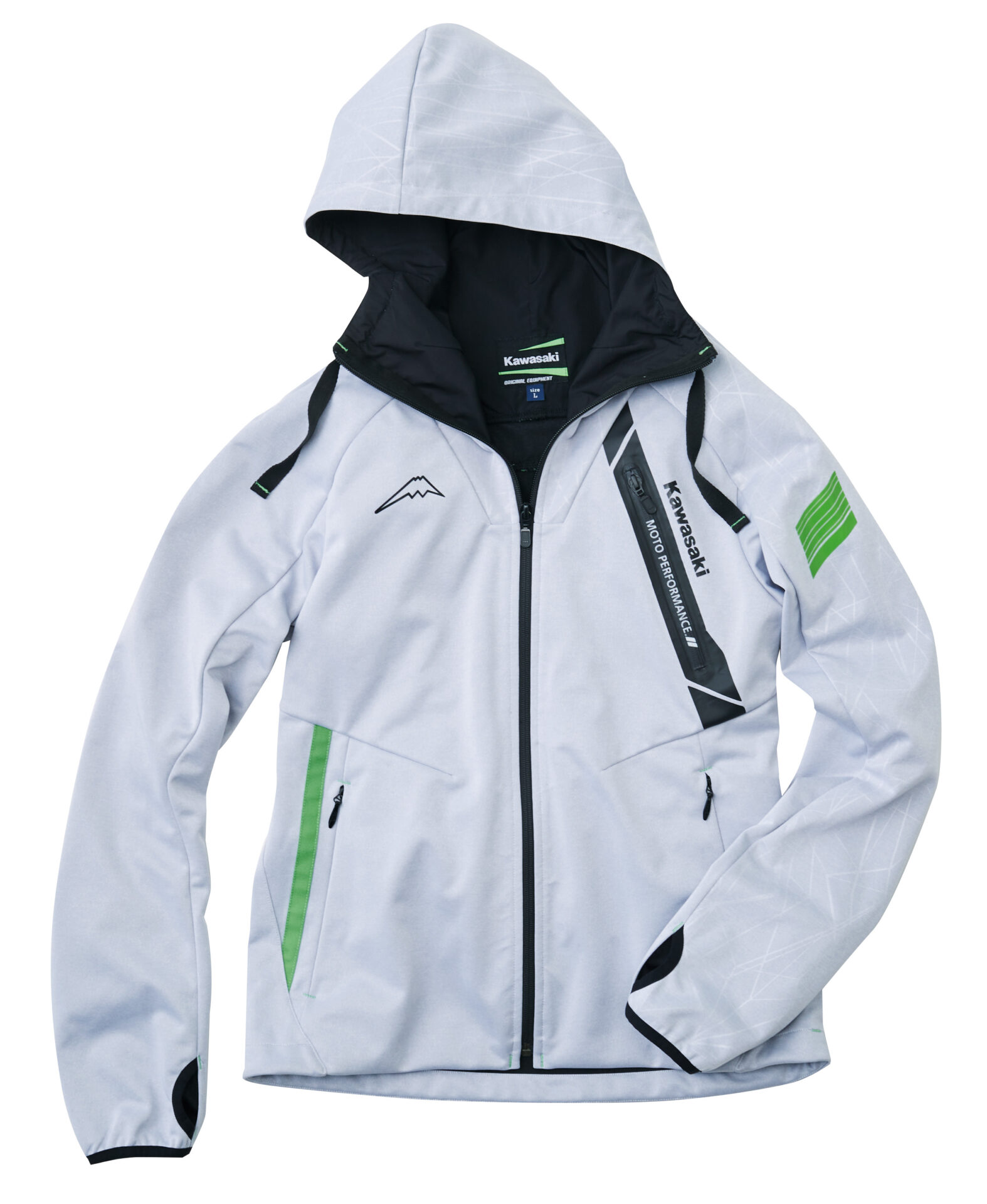 J8016-02950297_EFBDB6EFBE9CEFBDBBEFBDB7EFBE90EFBDAFEFBE84EFBE9EEFBE8AEFBE9FEFBDB0EFBDB6EFBDB0GRY_1.jpg Kawasaki MID Hoodie — Grey - Image 1