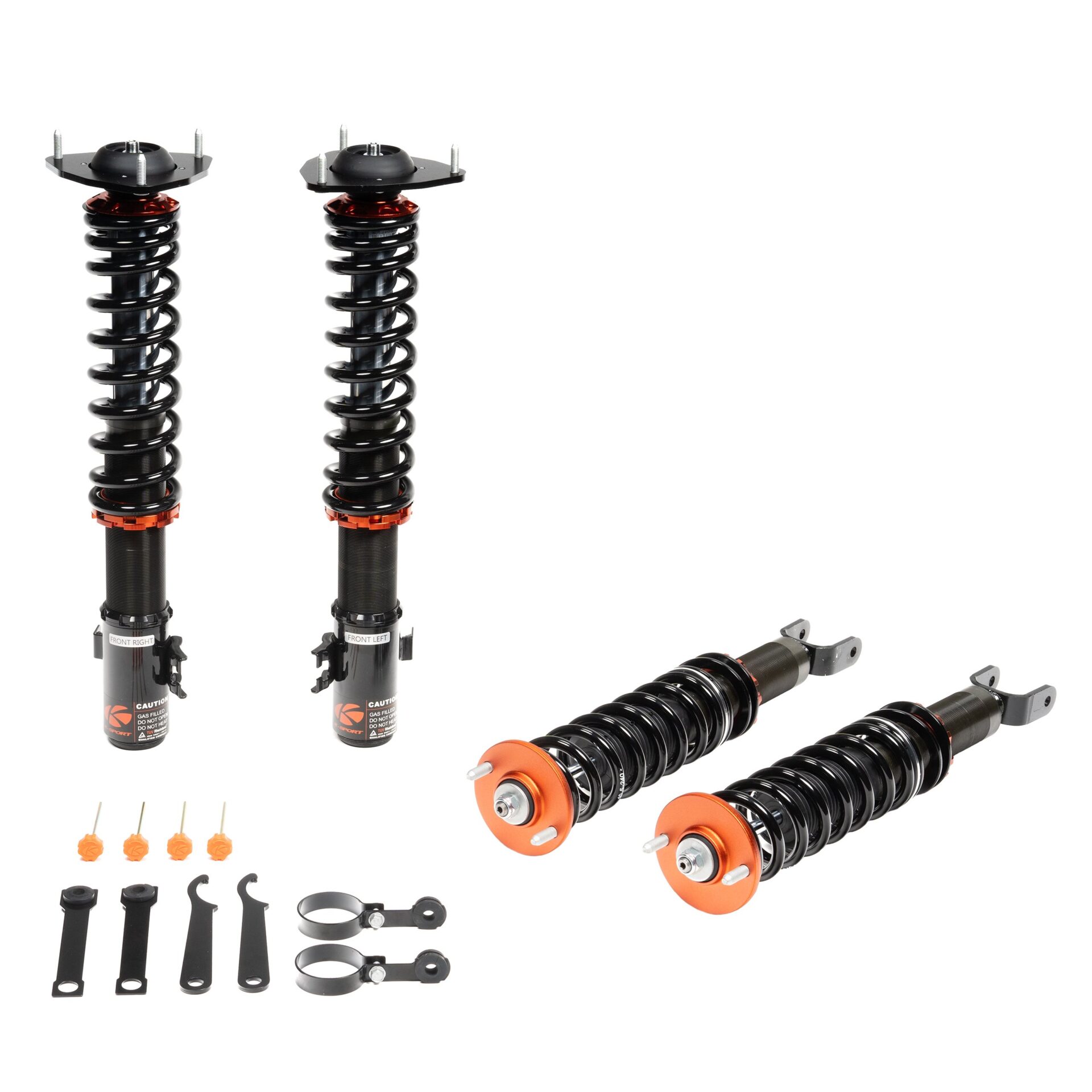 ksport-gravel-rally-racing-coilovers-pillowball-camber-aluminum-no-camber.jpg K-SPORT Gravel Rally Spec GR Coilovers - Image 1